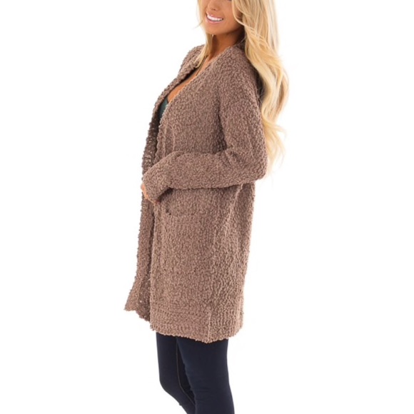 SALE❣️Coffee Oversized Soft Cardigan - Picture 7 of 8